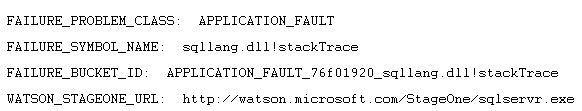 WinDbg and SQL Server Fun | All About Tech