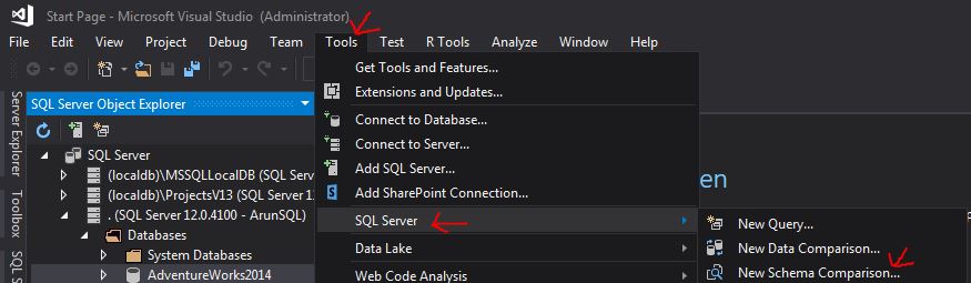 SQL Server Schema Compare | All About Tech