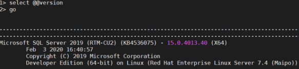 SQL server Linux and SQLCMD | All About Tech